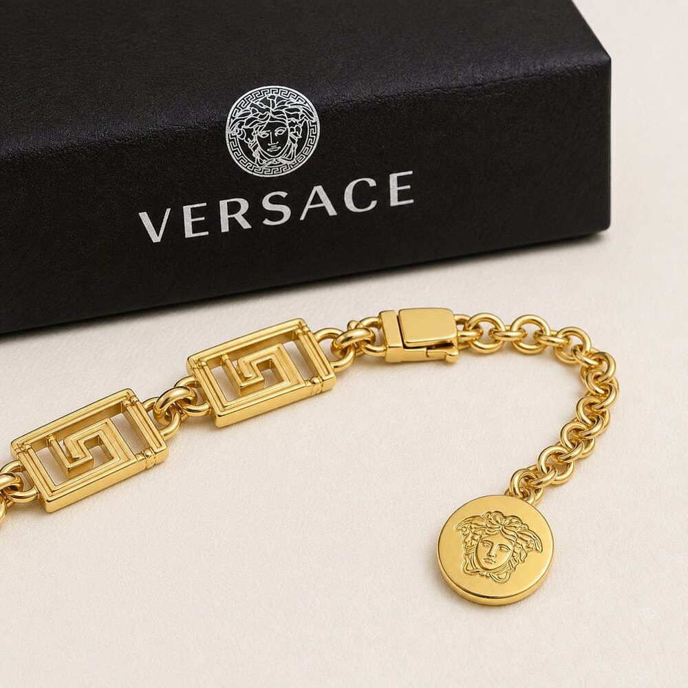 Versace Bold Statement Necklace Style 2 | New with Box - Picture 4 of 9